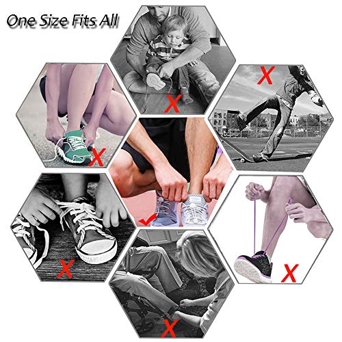 AUHOTA 8 Paia Regolabile Elastici Lacci per