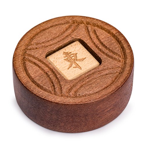 Yellow Mountain Imports Mahjong (Mah Jong, Mahjongg, Mah-Jongg, Mah Jongg, Majiang) Wooden Bettor