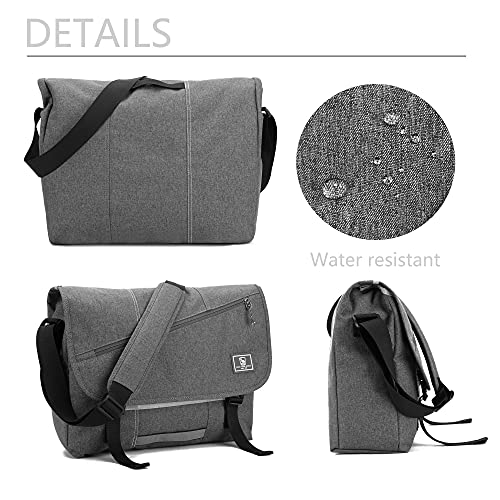 OIWAS Messenger Bags voor Mannen Waterdichte Satchel Schouder Crossbody Man Bag Past tot 15,6 Inch Laptop voor School… - Afbeelding 3