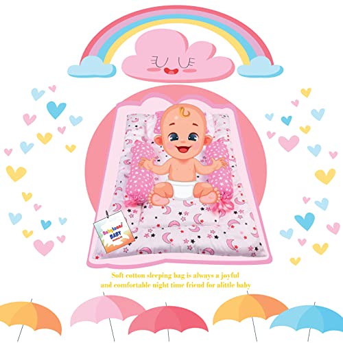 Babytoons-Baby-Bedding-Set-Combo-for-New-Born-Sleeping-Products-0-6-Months-Pink