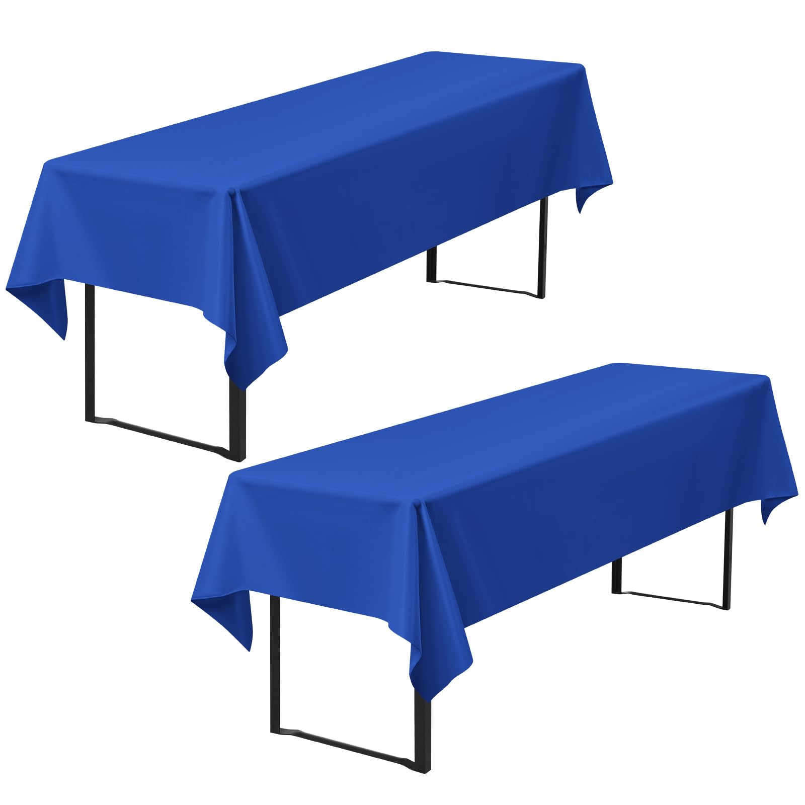 Nappe table à bière bleu royal 260x110 nappe polyester lavable fête anniversaire