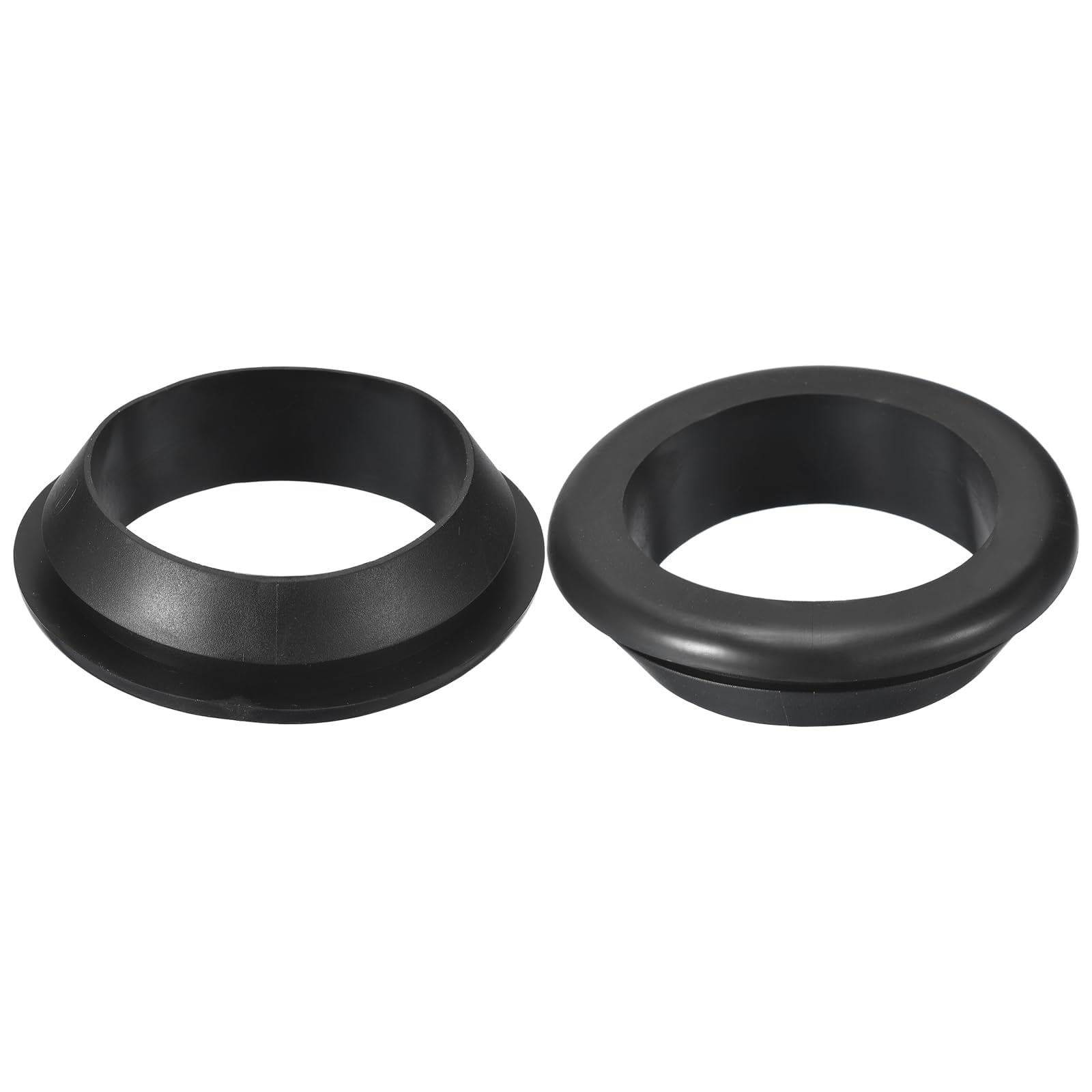 TA-VIGOR 2Pcs Rubber Grommets, 70mm ID 60mm Drill Hole Double Sided Hollow Wire Gasket Plug, Electrical Cable Hole Protectors for Office, Home, Automotive
