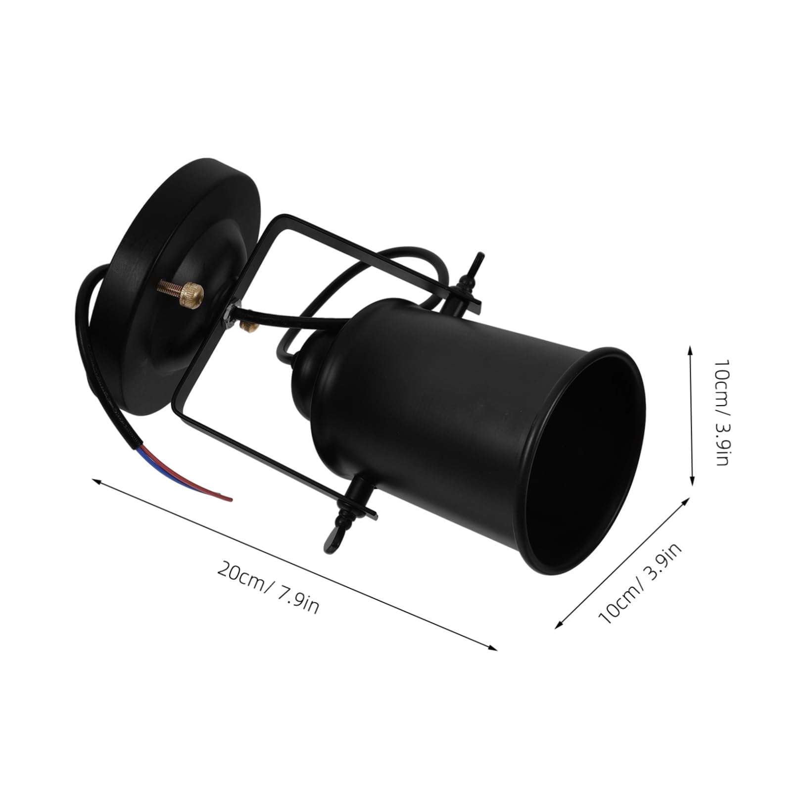 TOBBOMEY 1Pc LED Track Light Fixture Decorative Ceiling Spotlight for Clothes Store and Retail Spaces Easy Installation Durable Design Single Head with Bulb Included