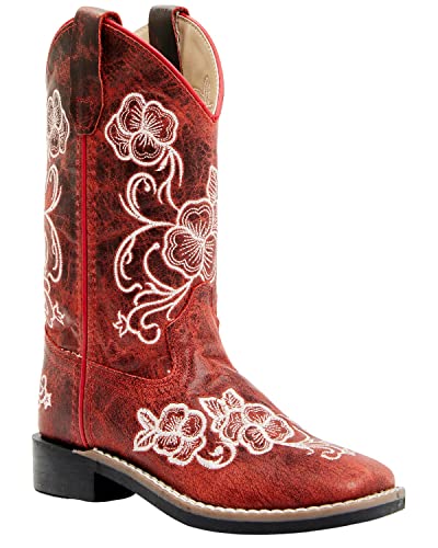 Shyanne Girls' Little Lasy Western Boot Broad Square Toe - Bsgfa22p12