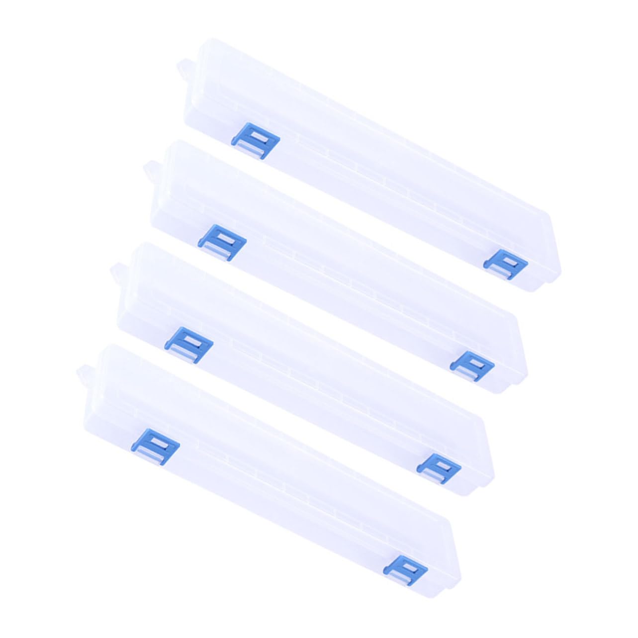 OSALADI 4 Set Scatole Di Immagazzinaggio Decorative Mestiere Custodia Per Pennelli Chiaro Porta Pennelli Acquerello Organizzatore Di Strumenti Portatili Plastica 4 Pezzi*4