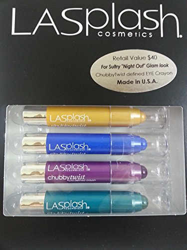 L.A.Splash Cosmetics Chubby Twist Eye Crayon Kit - Night out