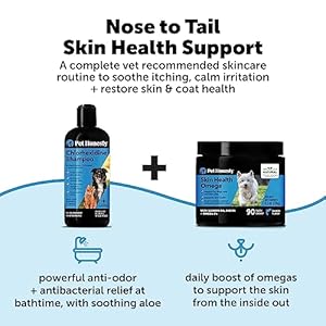 Pet Honesty Chlorhexidine Cat & Dog Seasonal Itch Relief Shampoo, for Allergies, Itching, Dog Skin and Coat Supplement, Helps Shedding, Hot Spots, Deodorizing Dog Shampoo, Dog Grooming Supplies,16oz Pet Honesty Chlorhexidine Cat Dog Seasonal Itch Relief Shampoo for Allergies Itching Dog Skin and Coat Supplement Helps Shedding Hot Spots Deodorizing Dog Shampoo Dog Grooming Supplies16oz