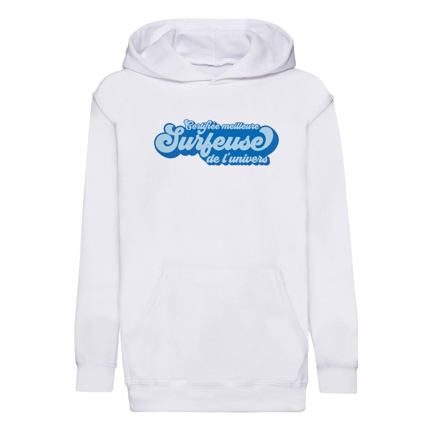 Sweat à capuche enfant univers surf vêtement de mer et plage premium - 4