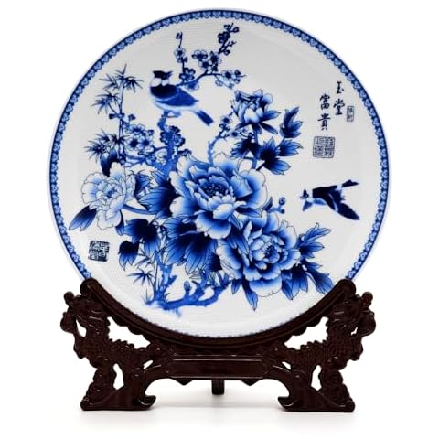 BenOpinion Blue and White Plate Cover
