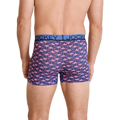 Jockey Men's Underwear True Style 4" Trunk - 3 Pack3