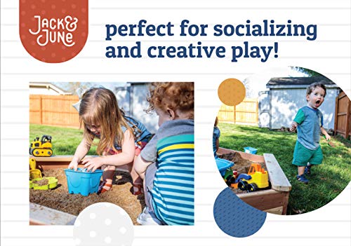 Jack & June Hexagonal Redwood Sand Box Playset - Thumbnail 6