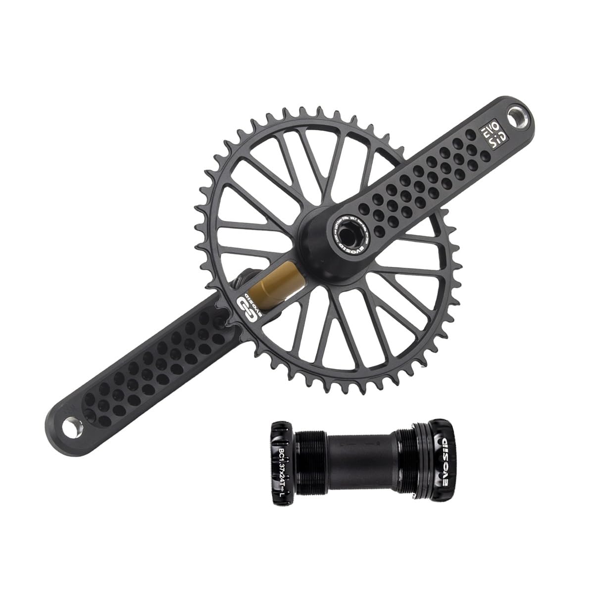 GXP zestaw korbowy do roweru szosowego, 160 mm, 165 mm, 170 mm, 175 mm, zestaw ramion korbowych 40T, 42T, 44T, 46T, 48T, do 7-12 prędkości, pojedyncza tarcza łańcuchowa z uchwytem na dole rowery