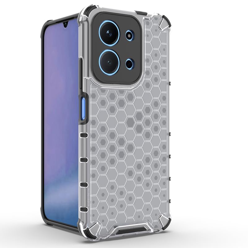 Image of Plastic Bumper Back Case Cover for Mi Redmi 15C 5G (Transparent)