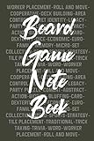 Board Game Notebook: Board Game College Rule Journal