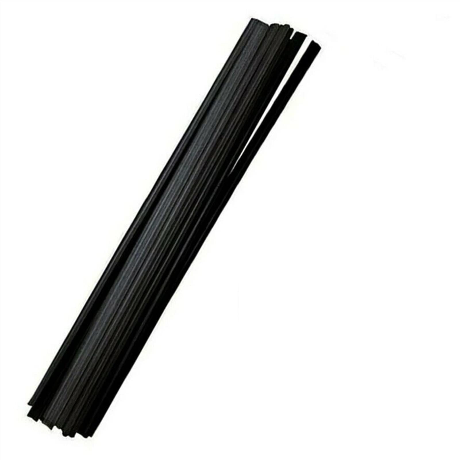Chenlu-Solder Rods 40pcs 3mm*200mmPP Plastic Welding Rods Black Triangular Shape Welding Supplies, Perfect Welding