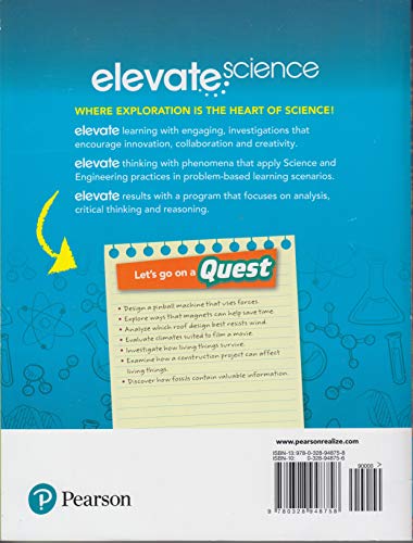 ELEVATE ELEMENTARY SCIENCE 2019 STUDENT EDITION GRADE 3
