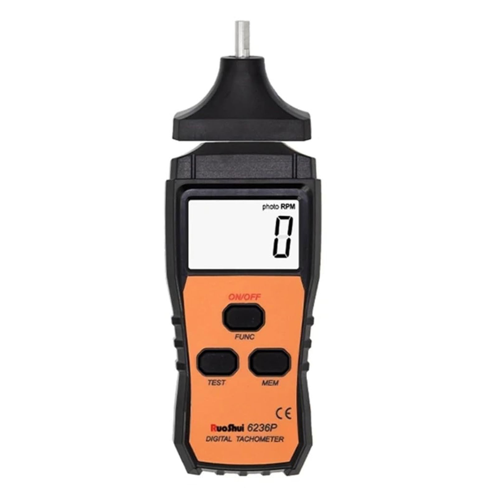 Digital Tachometer Laser Non-Contact Tacometro Smart Sensor Speed Meter Range 2.5-99999 RPM Auto Handheld Motor Tester (6236P)