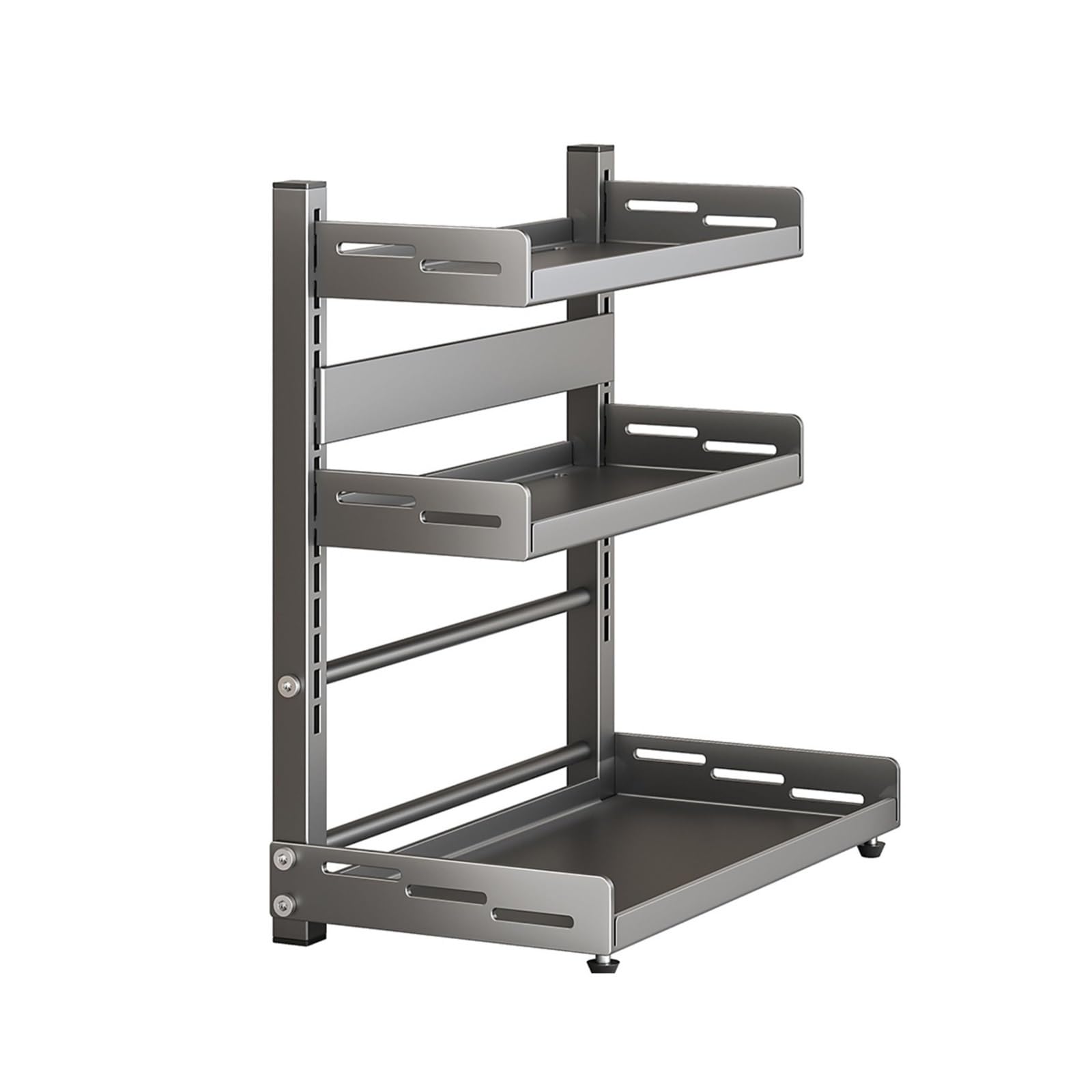 shangguanyun456 Spice Rack Spice Rack Standing 3 Tier Kitchen Racks Metal Free for kitchen Countertop Organizer