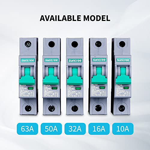 Renogy Suntree 63 Amp Single-Pole DC Circuit Breaker for Off-Grid Solar System, PV Combiner Box, Breaker Box - image 5