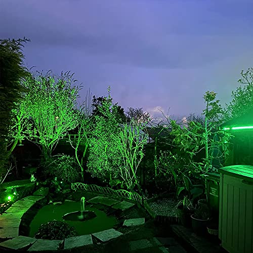 Crepow Green Solar Spot Lights Outdoor, Rgb Color Changing Solar Landscape Spotlights Garden Lights With Ip65 Waterproof, Adjustable Solar Outdoor Lights For Tree, Patio, Yard, Path, Pool, 2 Pack #TOP2