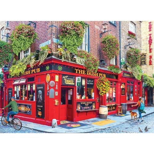 Rompecabezas EuroGraphics Irish Pub, 1000 piezas, tema pub irlandés, para adultos y adolescentes miniatura 1