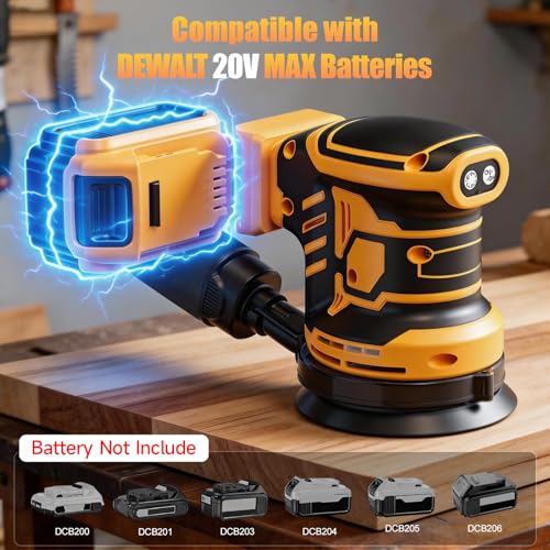 Cordless 5-Inch Random Orbital Sander
