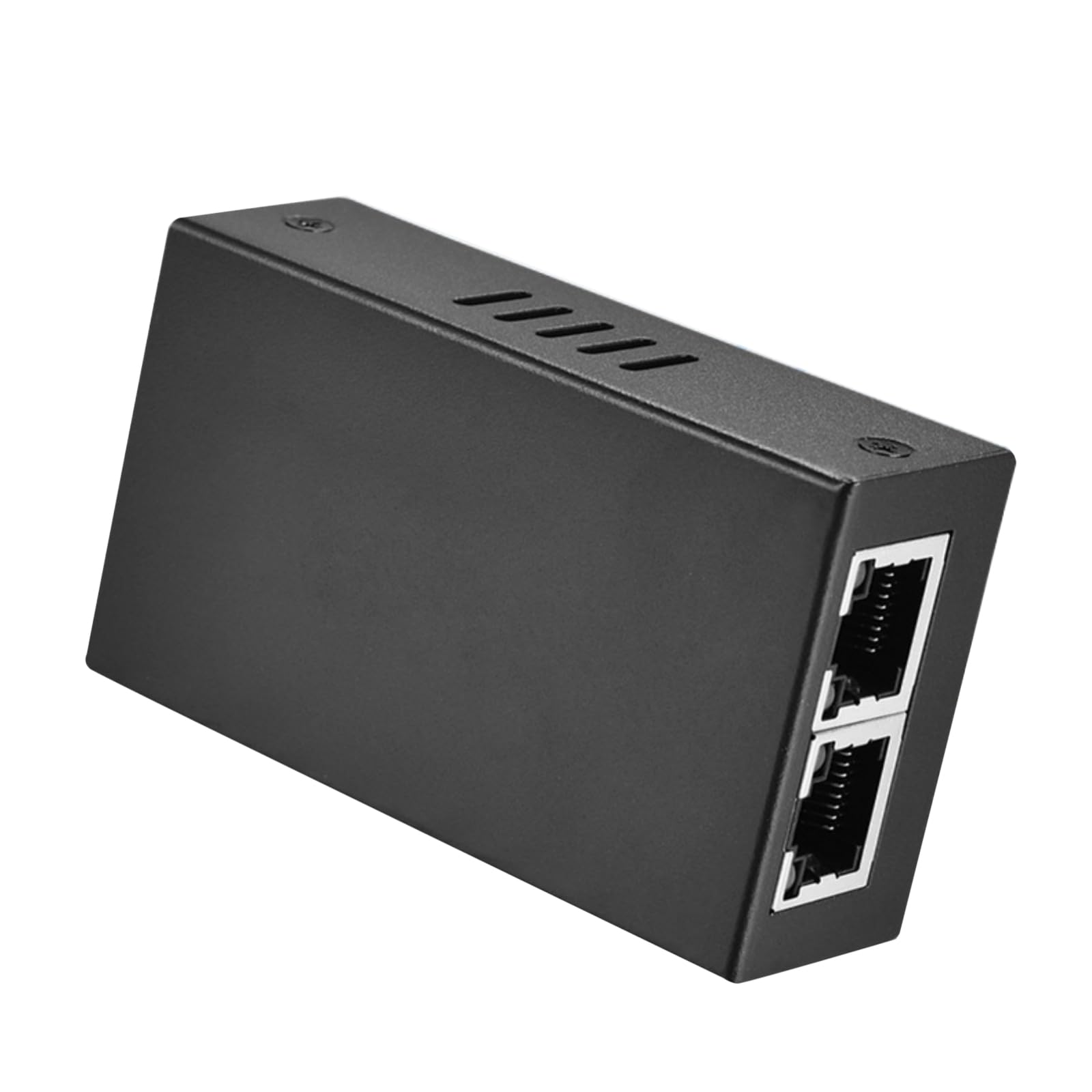 1 in 2 Out PoE Extender, 2 Port Ethernet Repeater with 90W Power for POE Switch/Injector