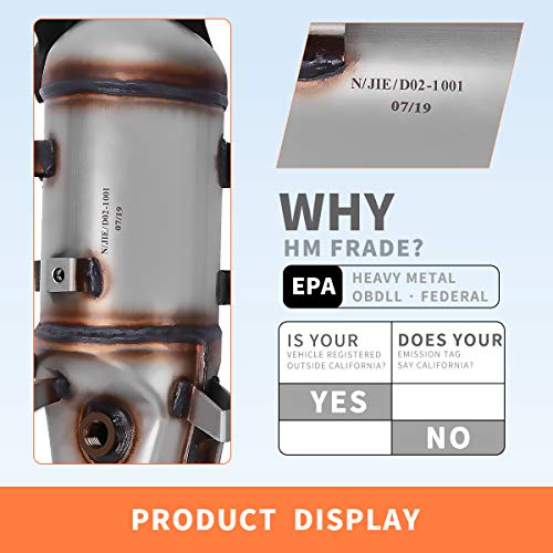 image for YITAMOTOR Catalytic Converter Compatible with 2002 2003 2004 2005 2006