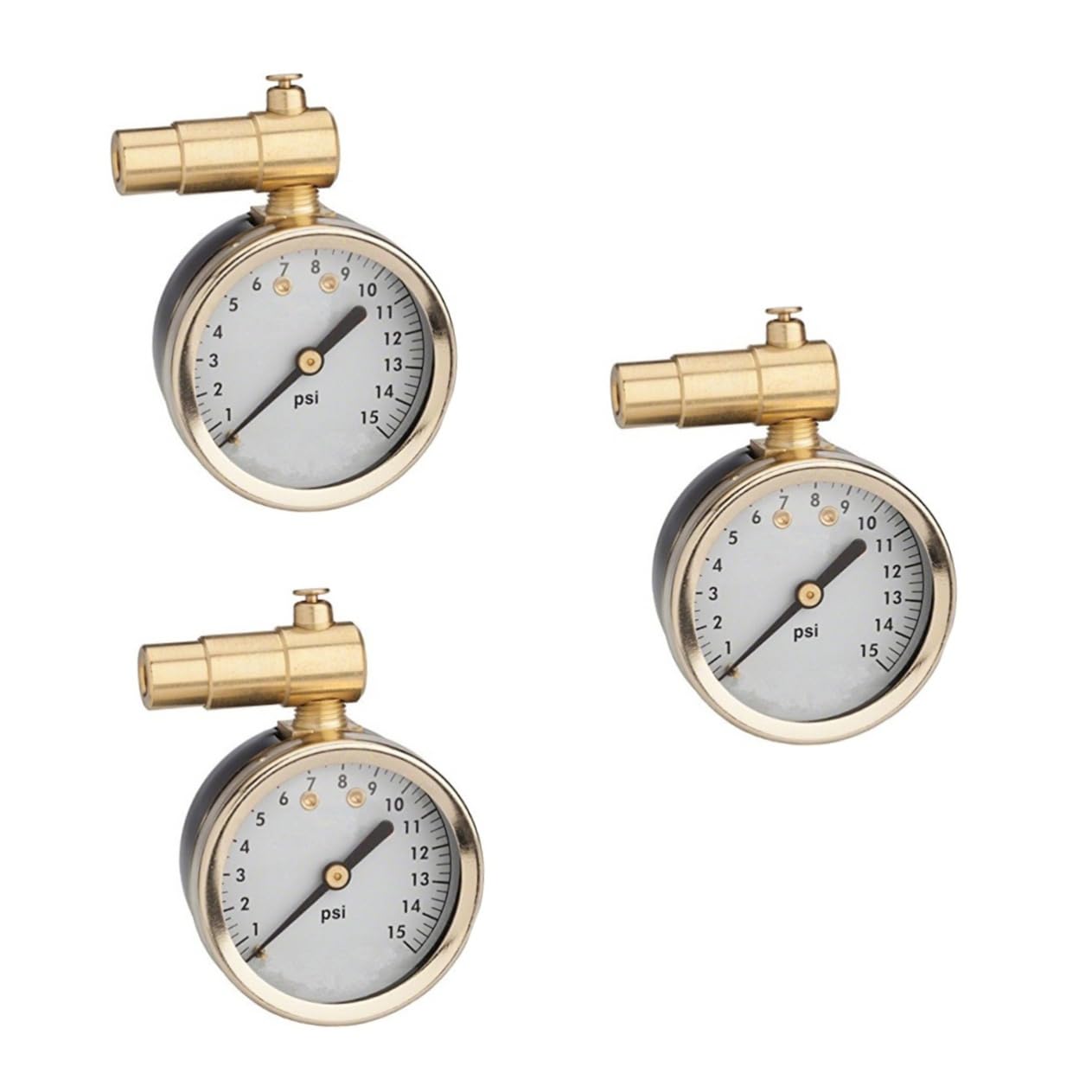 OUNONA 3 Pièces Manomètre à Cadran Manomètre Numérique s Pour Pneus Jauge De Pression D'air Jauge De Pneu D'air Pour Pneus Testeur De Pression Des