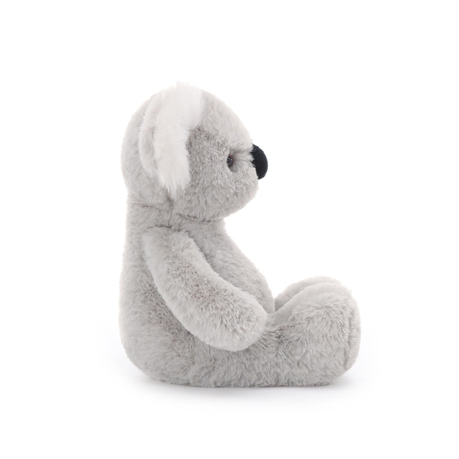 Apricot Lamb coniglio coniglio vid bunny keychain carino portachiavi farcito morbido peluche portachiavi giocattolo per zaino per bambini, portafoglio, 11 cm, grigio., S