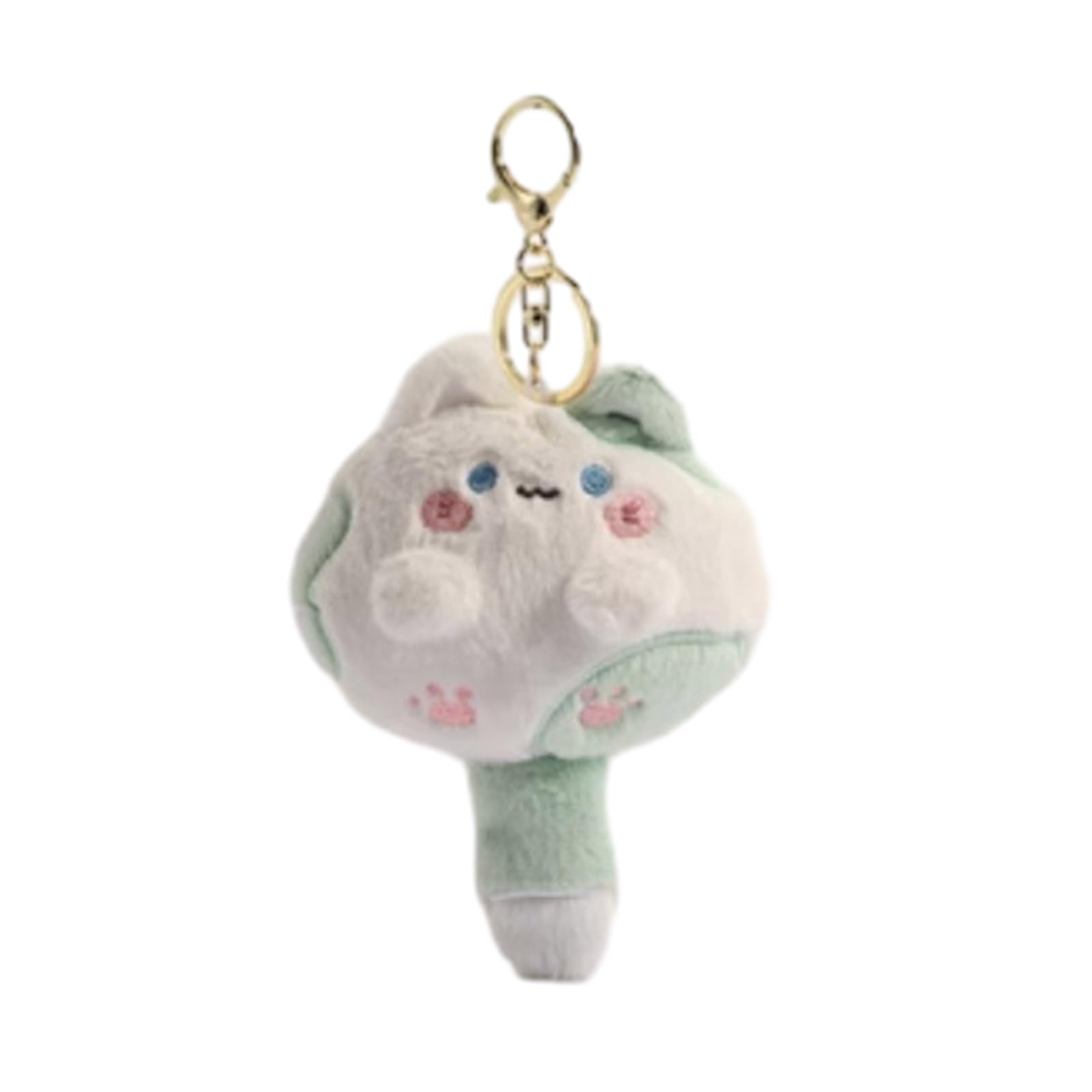 Lightweight Squeaking Pendant Portable Animal Keychain Stuffed Doll Charm Keyring Students And Adults Portable Keyring, Green