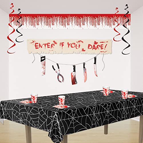 Beistle Bloody Handprints Luncheon Napkins, One Size, Red/White #TOP5