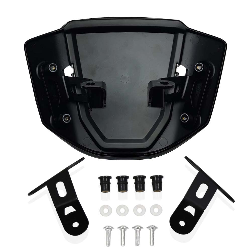 CB650R cb650 r 2019-2022 motocicleta coche bicicleta parabrisas visera con soporte de montaje bicicleta (negro)