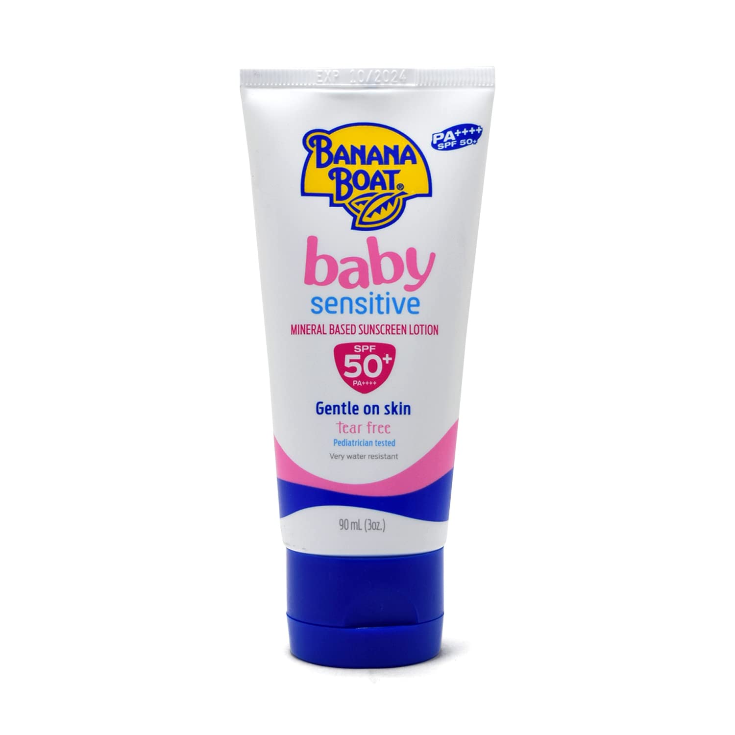 Banana BoatSunscreen Lotion Combination Skin Uva & Uvb Protection Pa++++ Very Water And Sweat Resistant (Baby Sensitive Spf 50 pa+++, 90ml)
