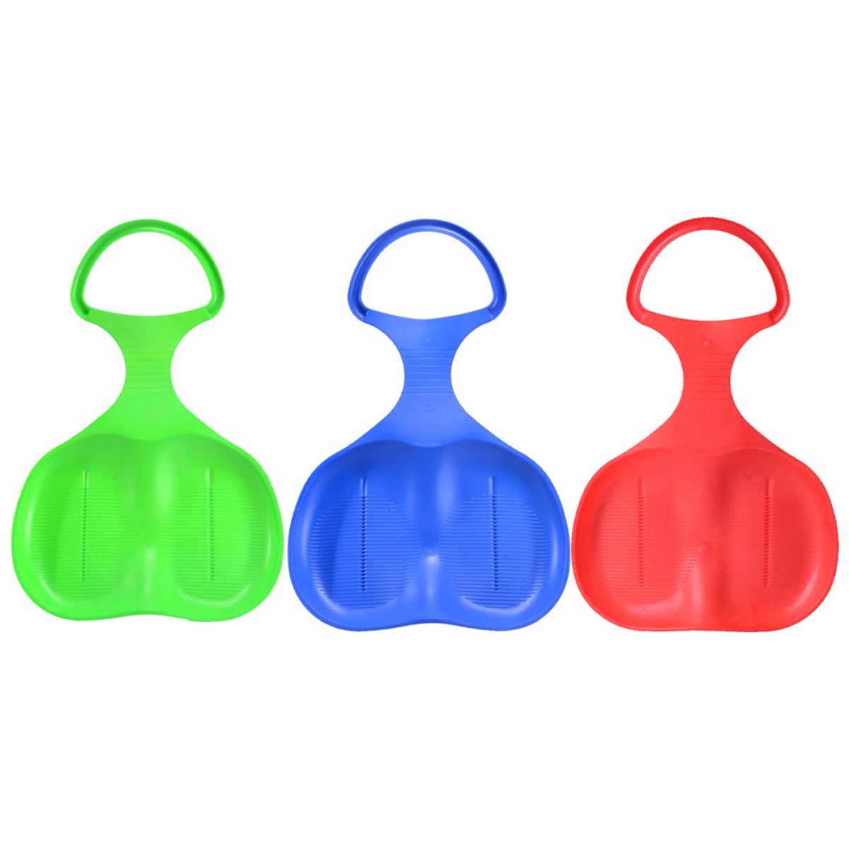 Generic 3pcs Boy Girl Sleds Outdoor Skiing Board for Grass Safe Flexible Design for Fun Easy to Clean Random Colors for Boys and Girls