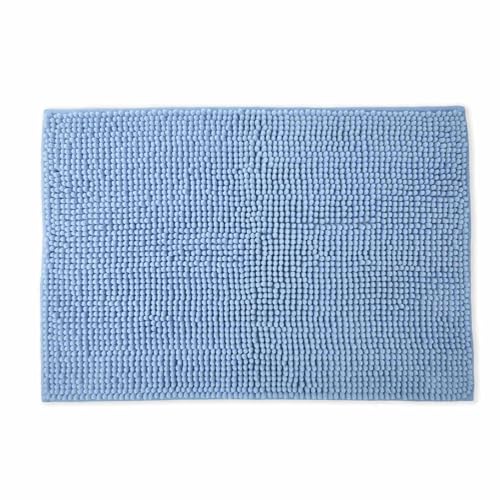 Emma Barclay Noodle Soft Touch Non-Slip Bathroom Rug in Blue - Bath Mat 45x75cm - Cosy Home Interiors Emma Barclay Noodle Soft Touch Non-Slip Bathroom Rug in Blue - Bath Mat 45x75cm
