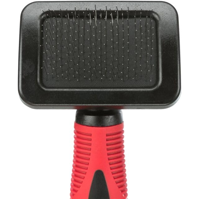Trixie Pet Grooming Soft Slicker Brush for Dogs, Made Of Plastic Handle With Rubber Grip/Metal, Easy To Use, For All Types Of Breeds And Sizes, 7 x 16 Cm (B0CD3R1HCS) Amazon Price History, Amazon Price Tracker