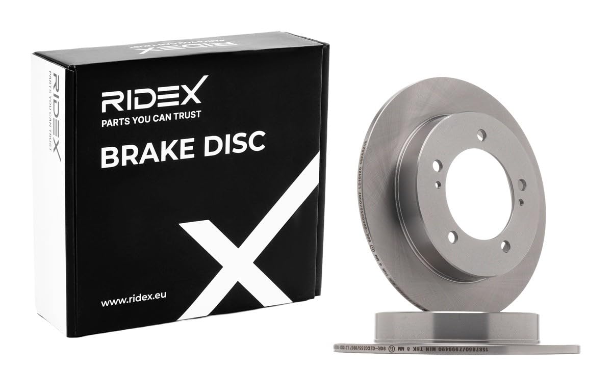 RIDEX 82B0147 2x Disco freno Anteriore senza viti/bulloni Compatibilità con SUZUKI JIMNY FJ