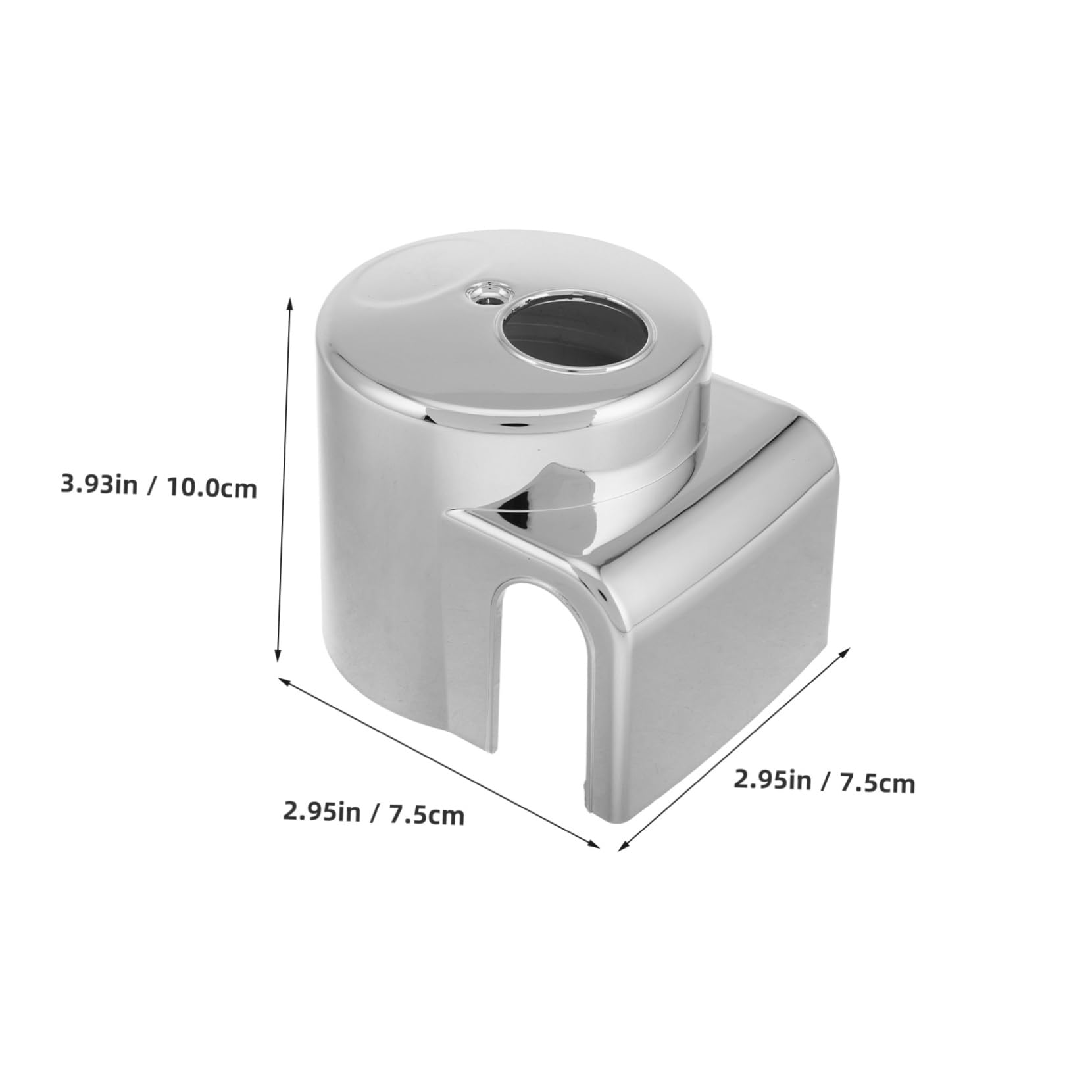 minkissy Salon Chair Hydraulic Pump Cover Hydraulic Pumps Cover Barber Chairs Parts Hair Salon Chair Pump Parts Barber Chair Parts Pump Cover for Barber Chair Reclining Parts Silver Plastic