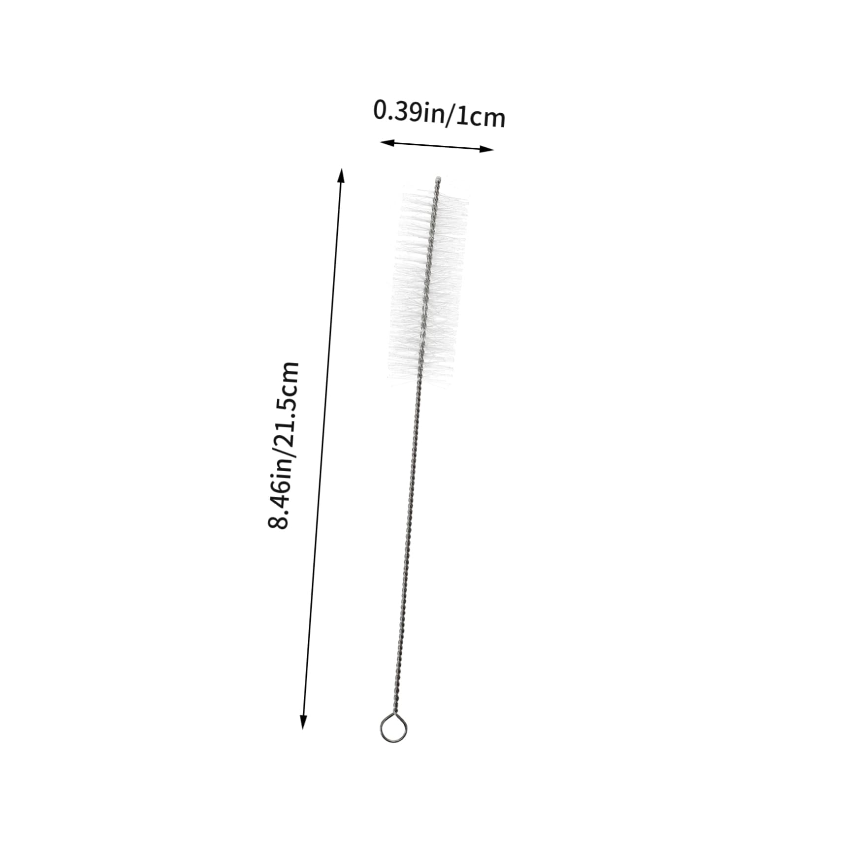 KOMBIUDA 10Pcs Tube Cleaning Brush Long Handle Household Straw Cleaners Durable Easy Storage Design for Efficient Cleaning