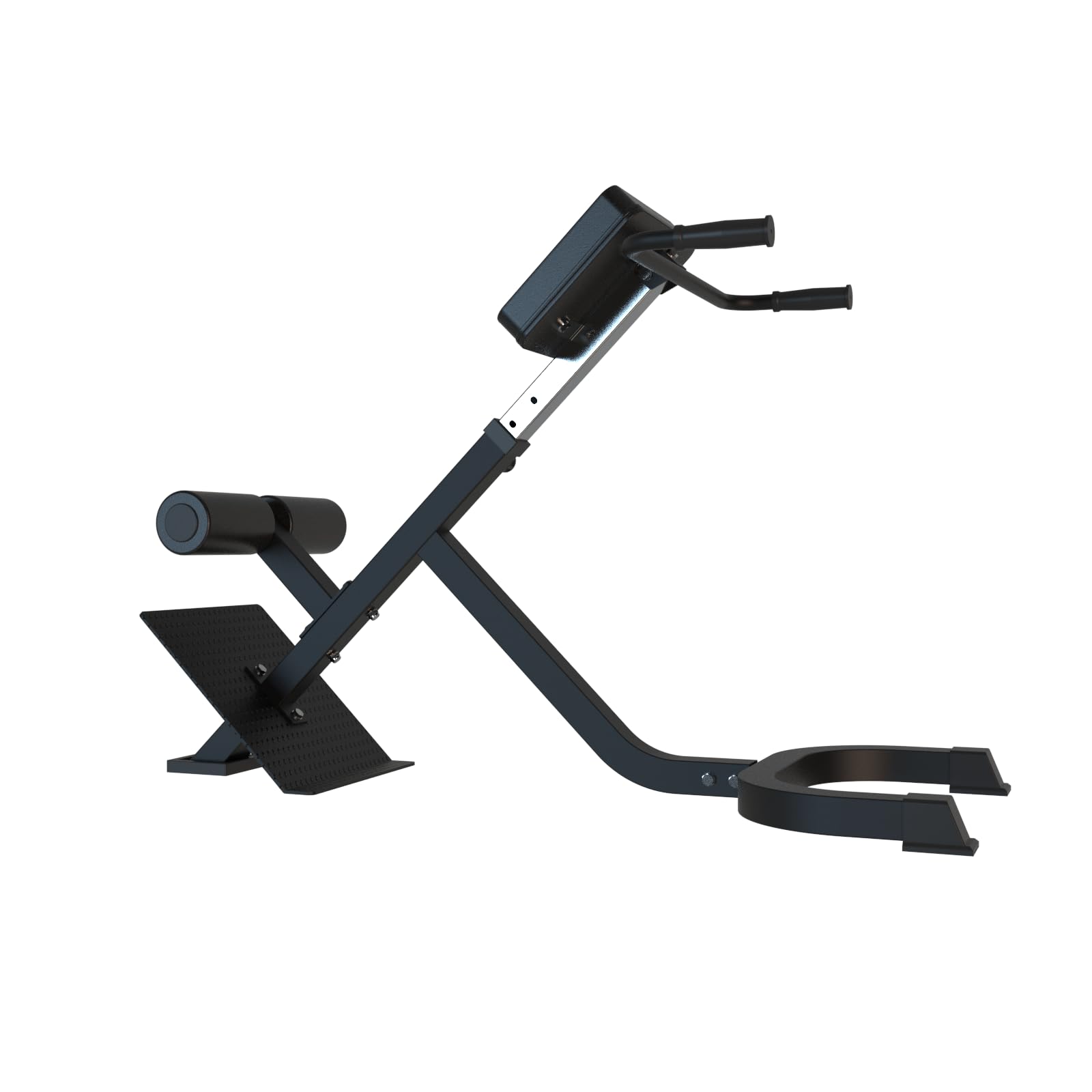 Bad Company Panca Hyperextension professionale a 45° I Back trainer I Panca romana per estensioni dorsali I BCA-05