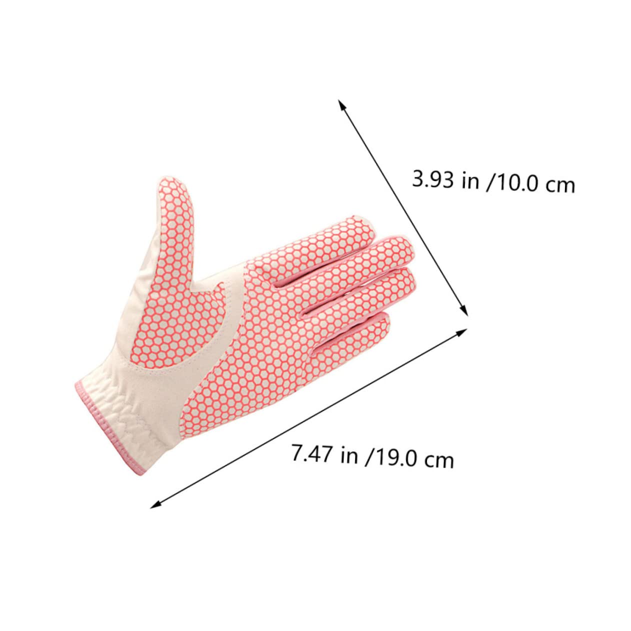 HOLIDYOYO 1Pair Breathable Women Golf Gloves Non Slip Hand Protector with Fit for Comfortable Golfing for Training and Matches of Durable Golfer Accessories