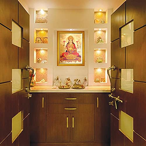 Image of ADA Handicraft Aluminum Plated Wood Photo Frame (35 x 25 x 1 cm, Multicolour), Rectangular, wall mount