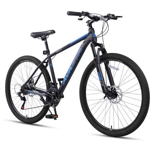 AVASTA Thrax 27.5 Inch Adult Men Male and Women MTB Mountain Bike, Black