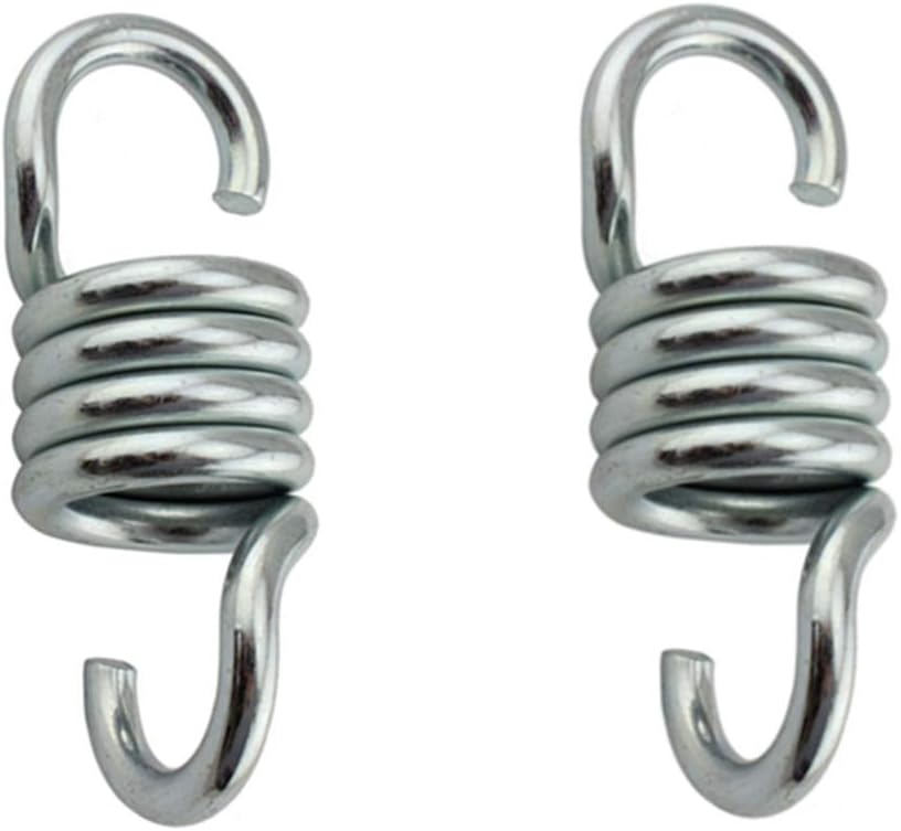 Bioristar Tool 2pcs 500kg Sturdy Steel Extension Spring Hammock Chair Spring Heavy Duty Capacity for Hanging Porch Swing Fits Hammock Chair Hanging Porch Suspension Hook Garden Swing Punch Bag (7MM)