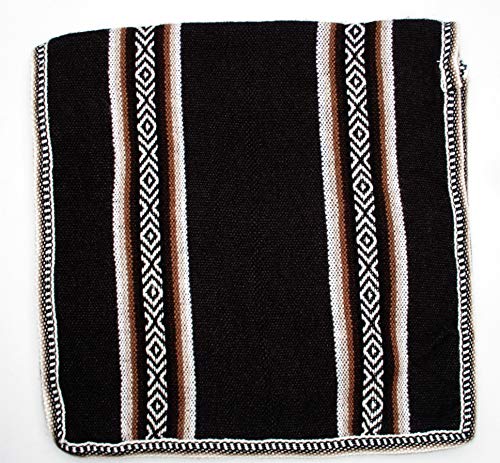 Black South American Peruvian Cross Body Messenger Bag Purse Stripes Llama Alpaca Wool Hippie (Black)3