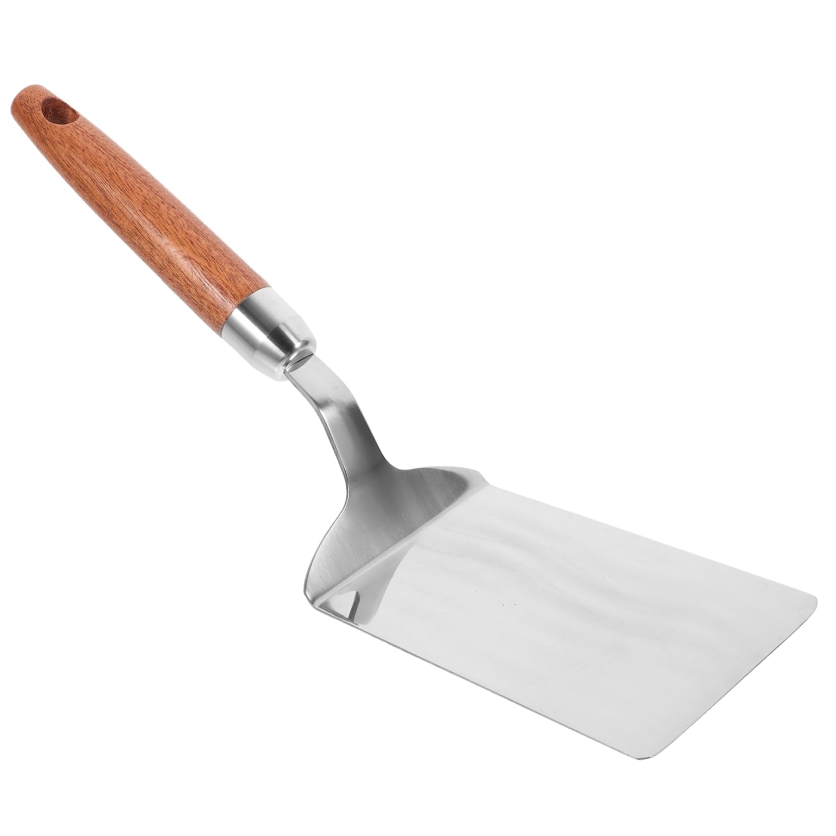 Ciieeo 4stücke Edelstahl Grillspachtel Mit Holzgriff Hochwertiger Pfannenwender Für Steak Pfannkuchen Und Pizza Hitzebeständig Rutschfeste Oberfläche Spülmaschinengeeignet