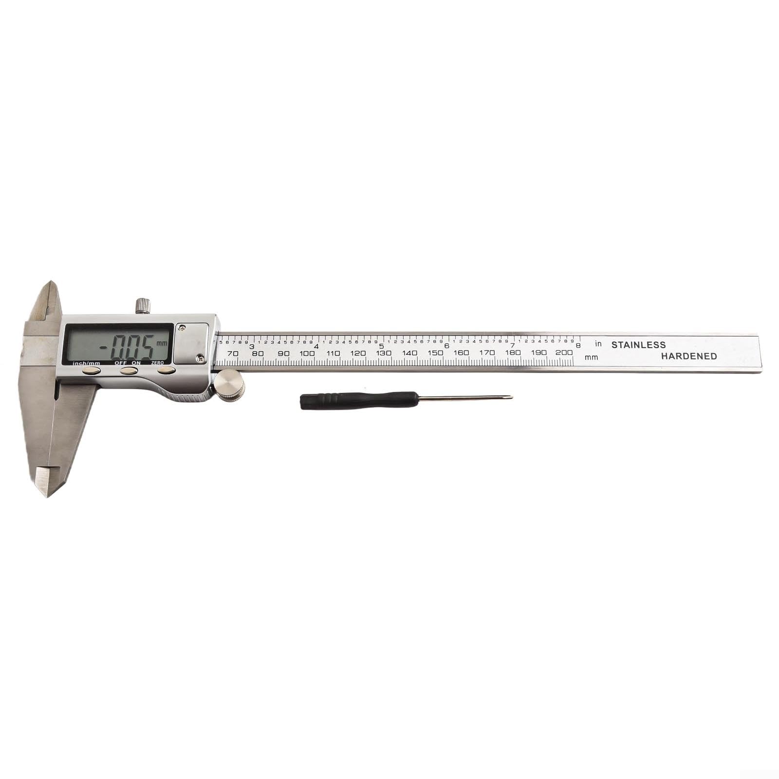 Calibrador digital Vernier de acero inoxidable de 0 a 150 mm ± 0,04 mm de precisión