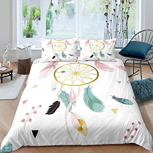 Juego De Cama Atrapasueños Boho Dream Catcher Funda De Edredón Para Niños Y Estilo Bohemio,Funda De Edredón Para Cama,3 Piezas,King Juego De Cama Atrapasueños Boho Dream Catcher Funda De Edredón Para Niños Y Estilo Bohemio,Funda De Edredón Para Cama,3 Piezas,King