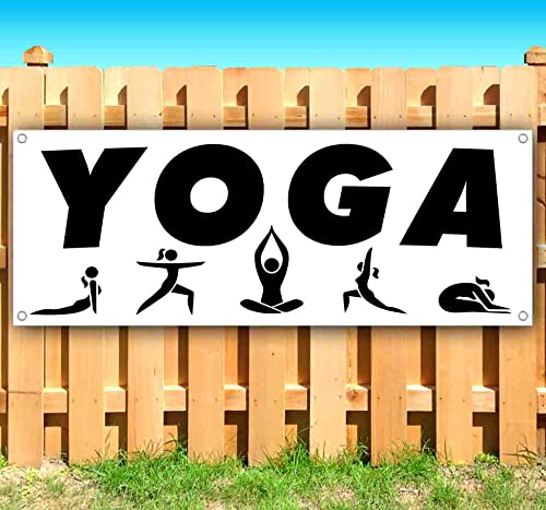 Yoga Banner 13 oz Vinyl Single-Sided with Grommets